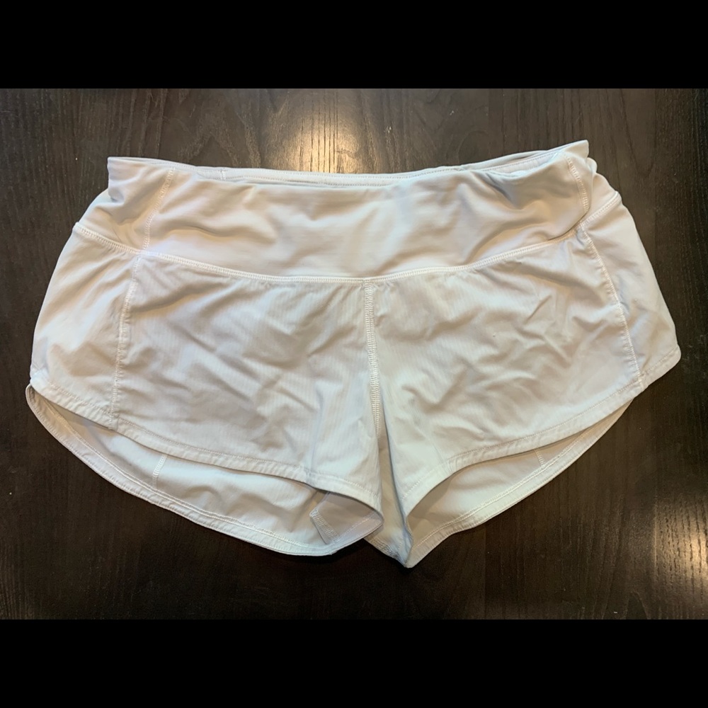 2” lulu lemon running shorts